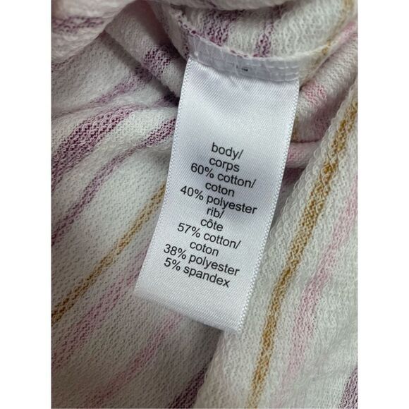 NWT Maurices Stripe Cross Back Long Sleeve Pullover Shirt Size Medium - Picture 4 of 6